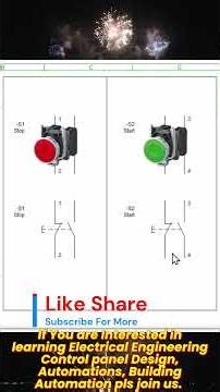 Why Stop Push Button are NC & Start Push Button are NO #stop #start #electricalcircuit #foryou