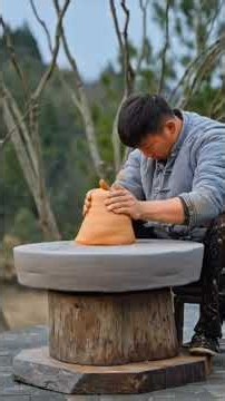 🔥 The Art of Traditional Chinese Teacup Making 🇨🇳 | Ancient Handmade Ceramic Craft #shortsfeed#viral