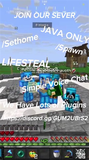 Join our Minecraft SMP #minecraft #smp #lifesteal #java #minecraftsmp | minecraft