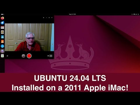 UBUNTU 24.04 LTS is a Linux Distribution that I installed on a 2011 Apple iMac for a test drive!