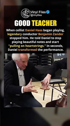 Tips From A Good Teacher - Daniel Hass Plays Elgar Cello Concerto, 1st movement (Benjamin Zander)