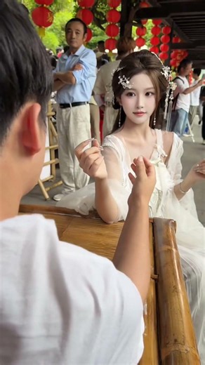 She Held His Hand... Then Gave Him a Sweet Wink! 😉❤️ | Cute Love Story #viral #Shorts