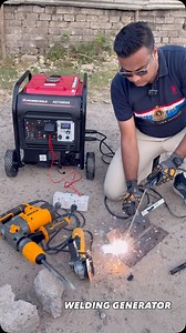2-in-1 Welding Generator || Generator Welding Generator . Available on : @infoahglobal . For Order : 91-8595674134, 9870585901 (WhatsApp Only) . All India 🇮🇳 and International Shipping Available . #powertools #tools #toolsofthetrade #construction #handtools #dewalt #ingco #bosch #cordlesstools #electrician #contractor #tool #drill #meenabazaar #machinery #machineshop #welding #weldingmachine #fabrication #fabricator #generator #genset #weldinggenerator #solargenerator #silentgenerator #welder 