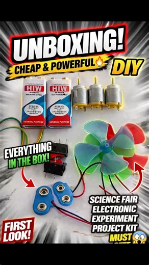 Science Fair Electronic Experiment Kit 🔥 DIY Projects for Students | Unboxing & Test