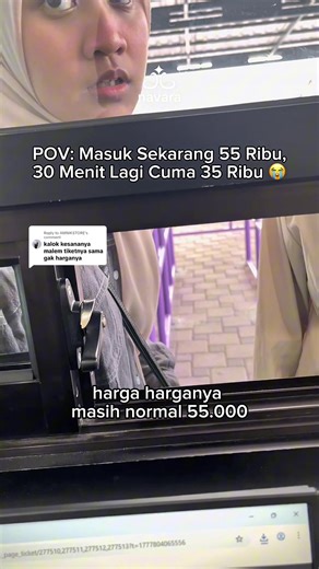 Replying to @AMNIKSTORE POV: Masuk sekarang 55K… 30 menit lagi cuma 35K 😭⏰ Dilema paling real: masuk sekarang atau nunggu bentar lagi? Di Navara City Park, kamu bisa nikmatin serunya wisata keluarga yang aman, nyaman, dan ramah untuk semua umur Mau langsung main sekarang atau nunggu harga lebih hemat, yang jelas keseruannya tetap sama! Yuk, ajak temen dan keluarga buat liburan seru di Navara City Park! #NavaraCityPark #MoreThanJustADestinations #WisataLampung #Lampung