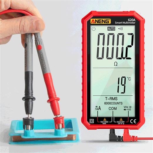 ANENG 620A Smart Digital Multimeter with very attractive features. RS 6500 only Click on Link to Order : https://alladin.pk/collections/hot-deals/products/aneng-620a-digital-smart-multimeter-transistor-testers-6000-counts-true-rms-auto-electrical-capacitance-meter-temp-resistance | Alladin.pk