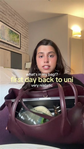 What's in my bag for uni — realistic student essentials