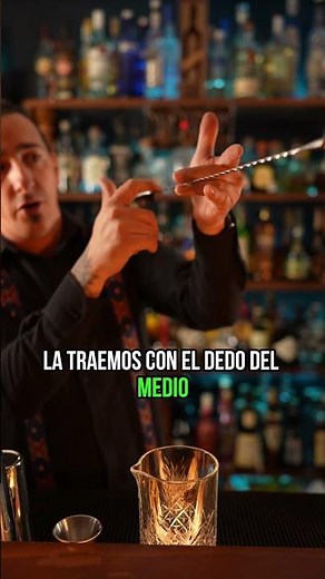 🍹 🔥 TRUCO CON BAR SPOON - FLAIR BARTENDING #barmanshow #flairbartender