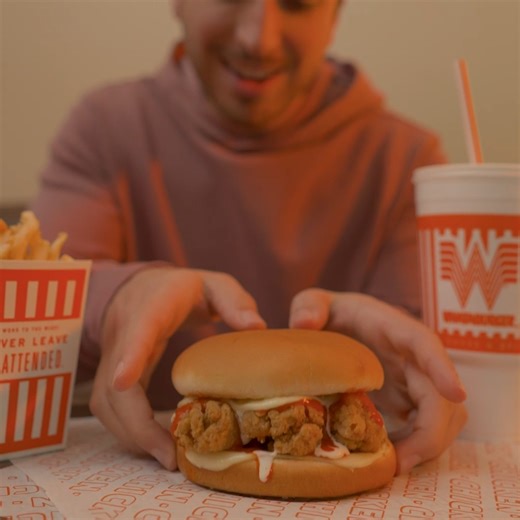 Spooky season? ❌ Spicy season? ✅ The Buffalo Ranch Chicken Strip Sandwich is BACK. Grab one, if you dare! 👻 | Whataburger