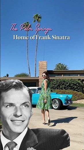 Frank Sinatra’s Palm Springs Home is as perfect as you’d think #sinatra #palmsprings #oldhollywood