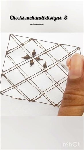 checks mehandi designs -8 #song #shortsfeed #hennaart #mehndi #henna‪@Pooja_aaridesigner-ty‬