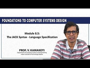 Module 8.5: The JACK Syntax - Language Specification