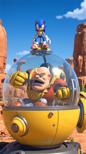 Sonic Vs Dr Eggman in battle (4K)💀