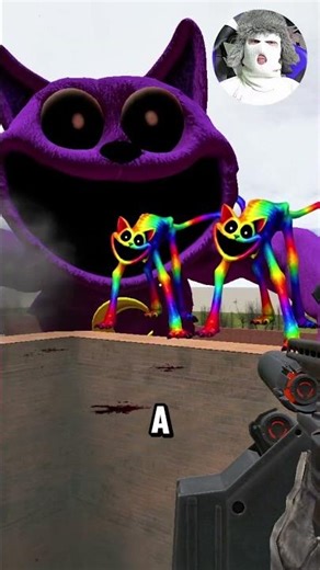 Rainbow Catnap Invasion In Maze #shorts