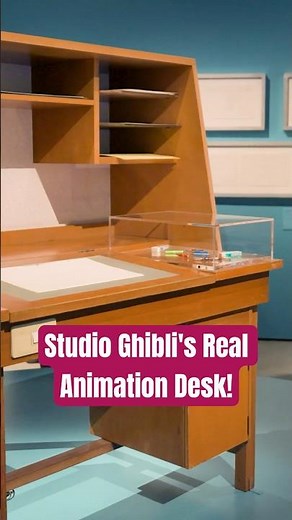 The Animation Desk Behind Miyazaki Films Like 'Ponyo'!
