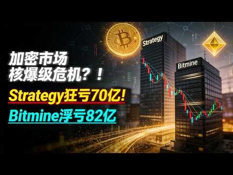 惊天浮亏150亿美元！ Strategy与Bitmine的百亿豪赌血亏，加密市场将迎核爆级危机？