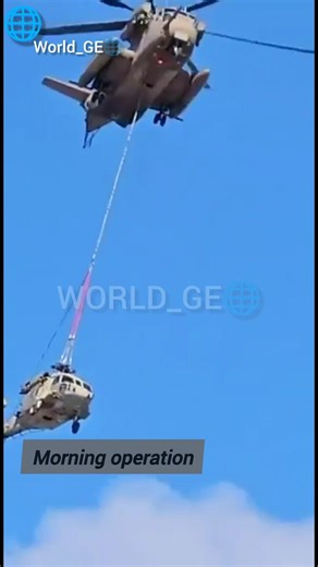 Israeli Helicopter Crash|CH 53 Sling Accident|UH 60 Lift Disaster|World_GE🌐#military #duet # like