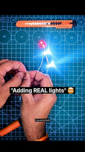 Handmade Mini RR310 Lighting System 🛠️ #diy #scalemodel