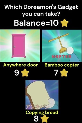 Which Doreamon's gadget you can take? #shorts