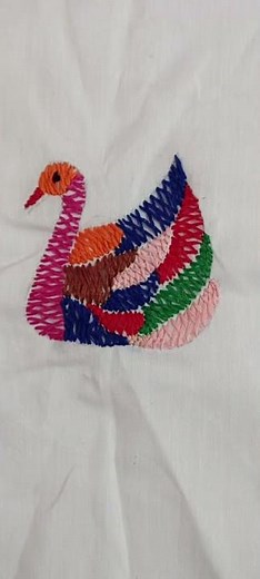 easy craft work at home on cloth