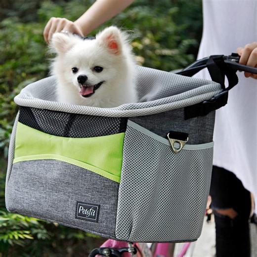 Traveling with Dogs: 11 Bike Baskets and Bike Trailers for Dogs