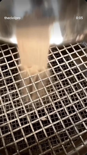 Sieve analysis is a laboratory test used to determine the particle size distribution of soil or aggregates. In this test, the sample is passed through a set of standard sieves arranged from larger to smaller openings. The material retained on each sieve is weighed to calculate the percentage passing and retained. | Hussaini Muhammad Sulaiman