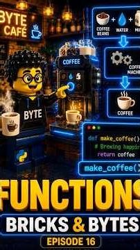 THE MAGIC COFFEE MACHINE!Module: Functions | Python Tutorial #explore #pythonshorts #pythonlearning