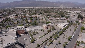 Daytime aerial view of Norwalk, California, USA. Stock Video