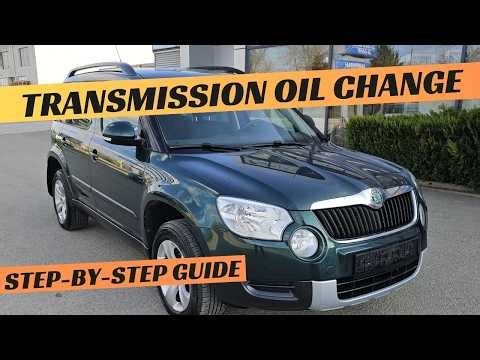 Skoda Yeti 5L Manual Transmission Oil replacement 02Q MQ350