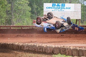 An absolute wild ride 🤯 for Cole Mamer while leading the PRO4 AMSOIL Championship Off-Road National in Antigo, WI. #crash #flip #offroad #racing #amsoil #champoffroad #antigo #shortcourse #trucks #pro4 Antigo Off-Road National Antigo Lions Roaring Raceway | Champ Off-Road