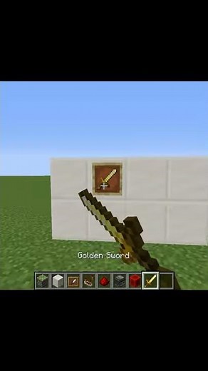 Item Frame Activated Door In Minecraft