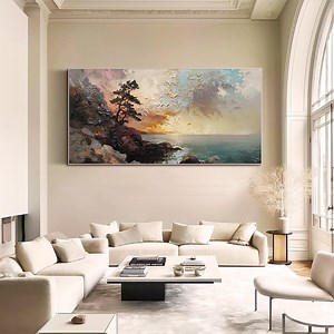 Abstract Landscape Oil Painting on Canvas Original Landscape Wall Art Large Neutral Wall Art Texture Wall Art Landscape Art Canvas Wall Art - Etsy