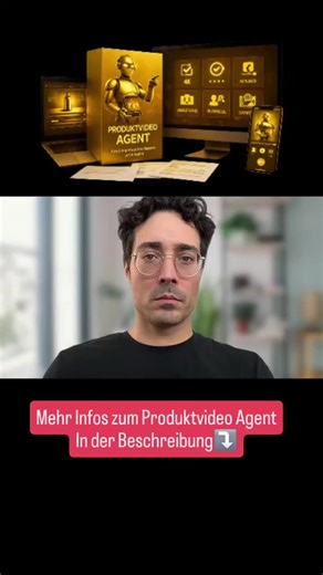 LINK ZUM PRODUKTVIDEO AGENT: https://dein.ki-agentsystem.io/produktvideo-agent/ DIESER PRODUKTVIDEO AGENT VERWANDELT EINFACHE PRODUKTFOTOS AUTOMATISCH IN HOCHWERTIGE MARKETING-VIDEOS - IN SEKUNDEN, OHNE SCHNITT, OHNE AUFWAND. Dein Produktvideo Agent verwandelt einfache Produktfotos automatisch in professionelle Marketing- Videos. Er analysiert das hochgeladene Bild, erstellt daraus ein hochwertiges Produktmotiv und generiert anschließend ein realistisches Video mit sauberer Bewegung und klarer B