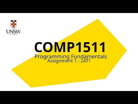 COMP1511 Assignment 1 Livestream