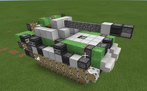 【PE向】仿真小型坦克教程（发动机可控，履带可动，可开炮）