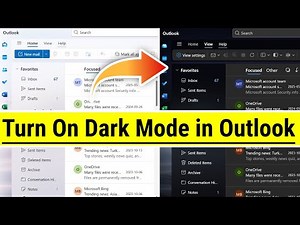 How To Turn on Dark Mode in Outlook