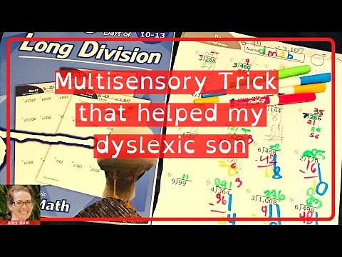 Multisensory Color Technique Learning Long Division