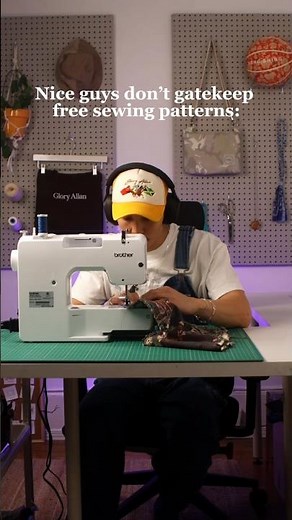 Free sewing patterns made for beginners, each is paired with a detailed tutorial 🫶 #sewing