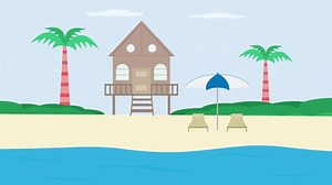 Animated Cartoon Design Luxury Lodge Tropical Stock Footage Video (100% Royalty-free) 1074457532 | Shutterstock