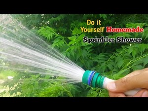 How to make Cheap Garden Sprinkler Shower with Plastic Bottle Cap