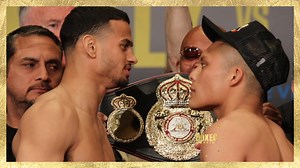 Rolly Romero 139.6 vs. Isaac Cruz 138.8 (WBA super lightweight title) ¿A quién le vas?🤔 Sede/ Venue: T-Mobile Arena, Las Vegas Promoter/ Promotor: PBC TV: Amazon Prime PPV | BoxeoMundial