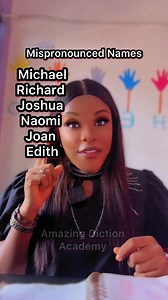 Commonly mispronounced names in English. #amazingdiction #vocabulary #grammar #English | Precious Chibuzor Eke
