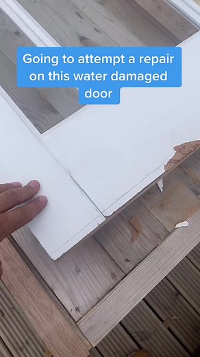 DIY Door Repair: Fixing Water-Damaged Wood