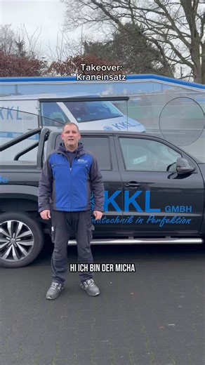 Unser hauseigener Kran im Einsatz❄️🤩 #kkl #kraneinsatz #kältetechnik #takeover #klimatechnik | KKL Klimatechnik-Vertriebs GmbH