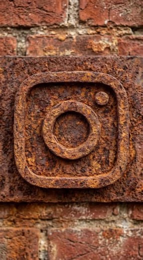 Satisfying Instagram logo rust cleaning asmr #rustcleaning #fyp #restoration #rustremoval #satisfyingvideo