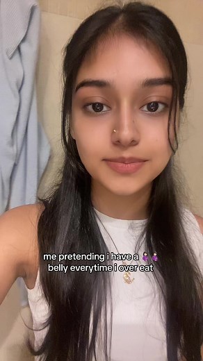 Funny Video: Pretending to Have a Bloated Tummy After Overeating