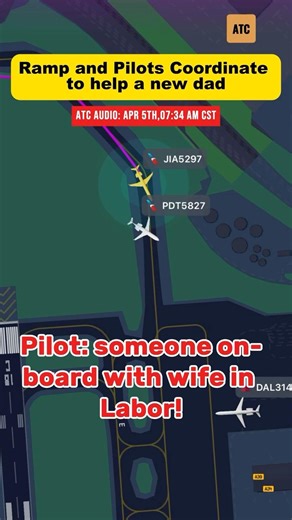 How Pilots & ATC Pulled Off the Ultimate Coordination #aviation #emergency #teamwork