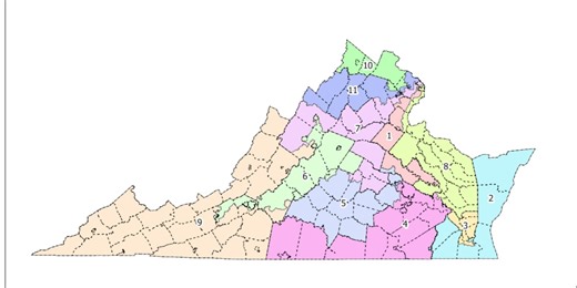 Democrats release proposed Virginia redistricting map