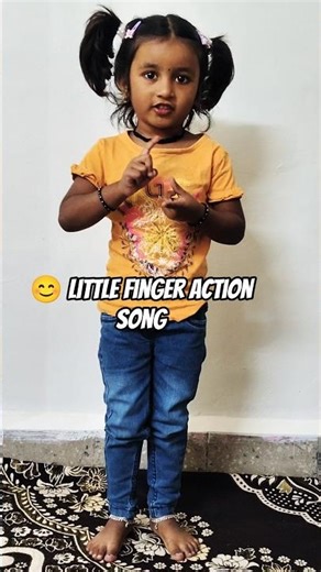 1 Finger, 1 Finger – Tap Tap Tap😊 Little Finger Action Song....