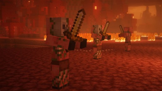 One Minecraft lore theory that might explain the existence of zombified piglins